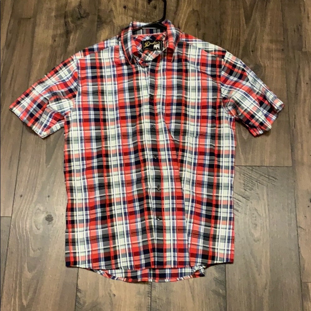 Men’s plaid polo